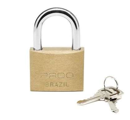 Cadeado 30 Mm em Latão - Pado