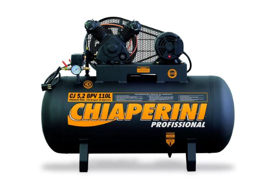 Compressor de Ar de Baixa Pressão 5,2 pés/110L - Motor Trifásico 1HP