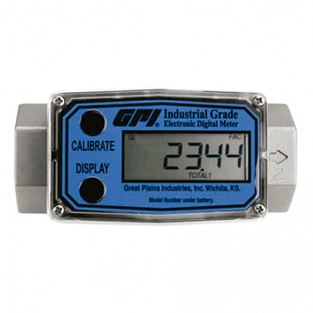 Medidor Digital em Inox com Saída de 1" - Vazão 190L/min