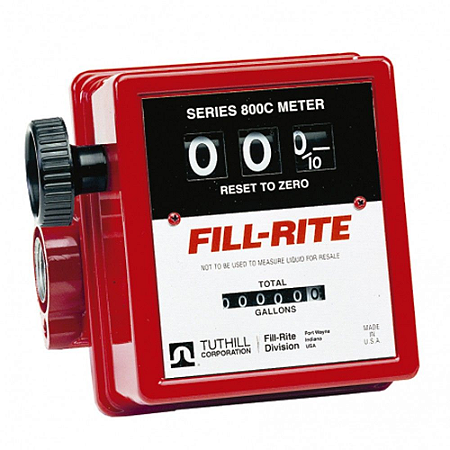Medidor Mecânico à Prova de Explosão com 3 Dígitos - 76L/min 1" NPT