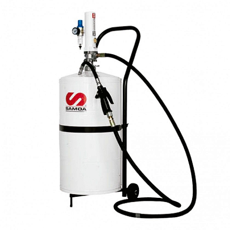 Propulsora Pneumática de Óleo com Carrinho e Reservatório de 50 Litros - 35L/min