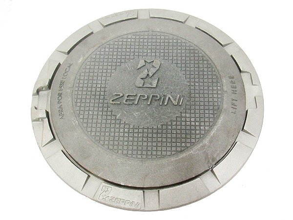 Tampa de câmara de Calçada 12 " com Aro - Ferro Nodular - Zeppini