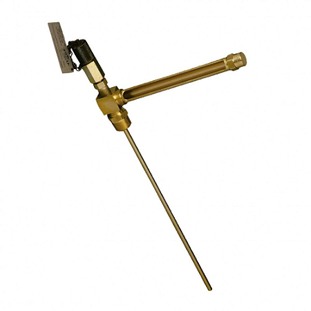 Tubo de Pitot pra Amostragem de Óleo com Visor de Nível de 8,9cm