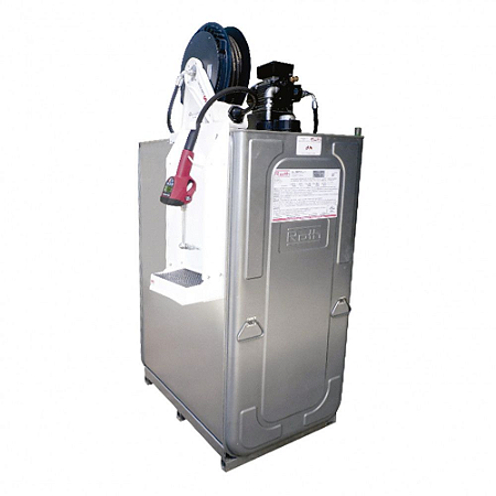 Unidade de Abastecimento Pneumática para SAE 90 com Medidor Programável e Carretel - 25L/min