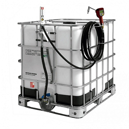 Unidade de Abastecimento para Óleo Lubrificante com IBC e Medidor Programável - 35L/min
