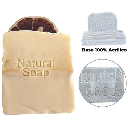 Carimbo Acrílico Natural Soap
