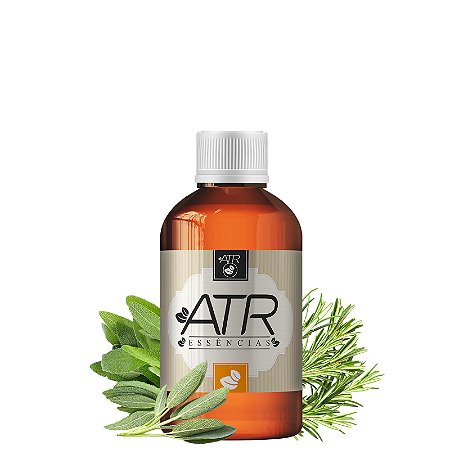 Essência Sálvia e Alecrim Lipossolúvel Óleo Concentrada Aromática para Velas, Aromatizadores e Cosméticos