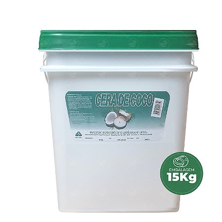 Cera De Coco Para Velas 100% Vegetal Vegana Econômico- 15kg