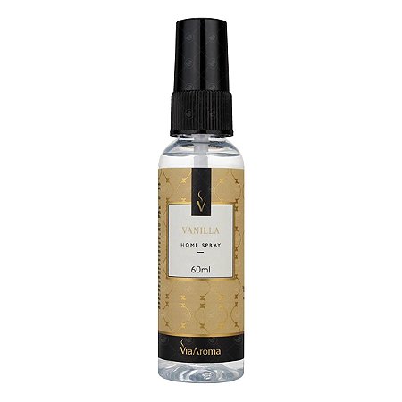 Home Spray E Perfume Ambiente Via Aroma 60ml - Vanilla