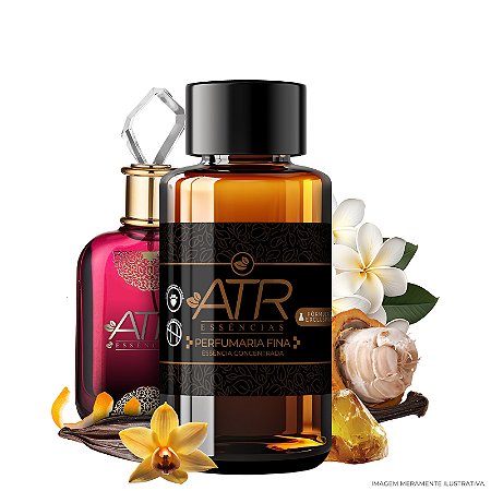 Essência Sabah Al Ward Linha Vollmens Perfumaria Fina Concentrada Aromática para Perfumes 30g