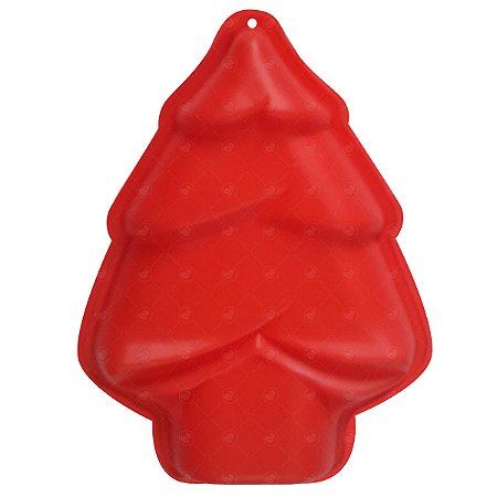 Molde de Silicone Natalino Árvore de Natal Pequena para Velas Sabonetes e Chocolates