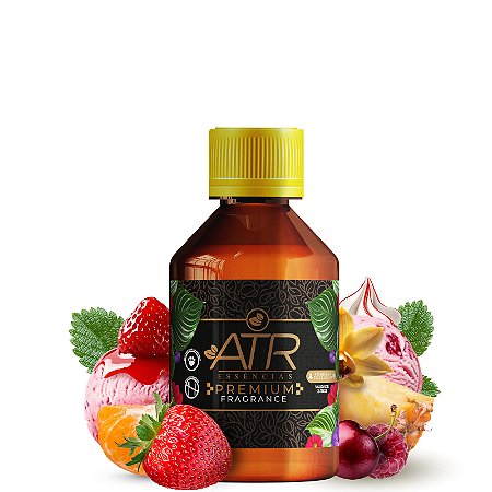 Essência Premium Sorvete de Morango Linha Universal Vollmens Sabonetes e Velas