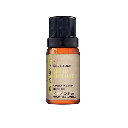 Óleo Essencial Limão Siciliano Via Aroma 10ml