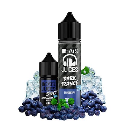Líquido Juice Salt Freeze Season Dark Trance Blueberry - Beats