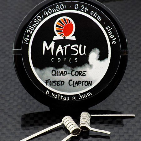 Resistência Quad Core Fused Clapton 2x - Matsu Coils