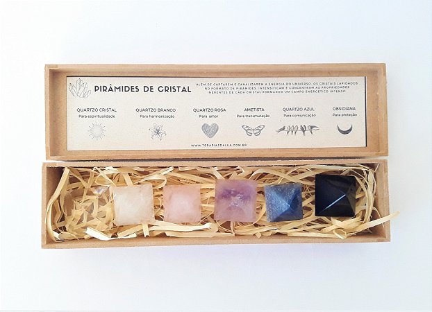 Kit Pirâmides de Cristal