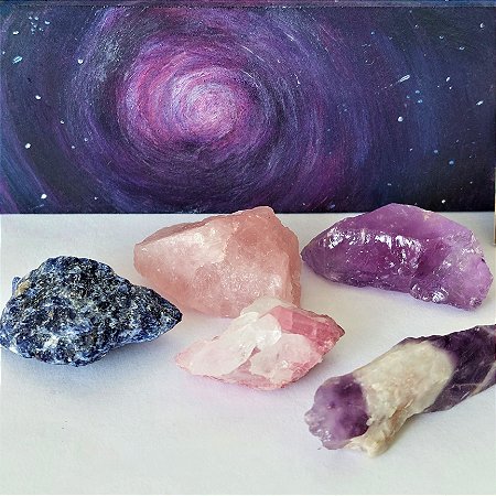 Kit Pedras Naturais - Viagem Astral