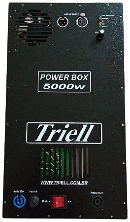 Amplificador Ativar Caixa Power Box 5000 Inbox 1,3 Ohms 220v