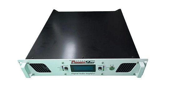 potencia amplificador de audio powerstar PS6.0 - 6.000 watts - 2 ohms – bivolt automático