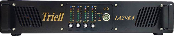 potencia amplificador de audio Triell TA20k4 4 canais de 5000w- 20.000 watts total- 2 ohms – bivolt automático