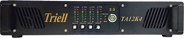 Potencia amplificador de audio Triell  TA12k4 4 canais de 3000w- 12.000 watts  total- 2 ohms – bivolt automático