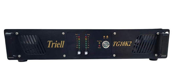 potência amplificador de audio 6.000w rms 2 ohms modelo Triell TA6K2 - bivolt automático