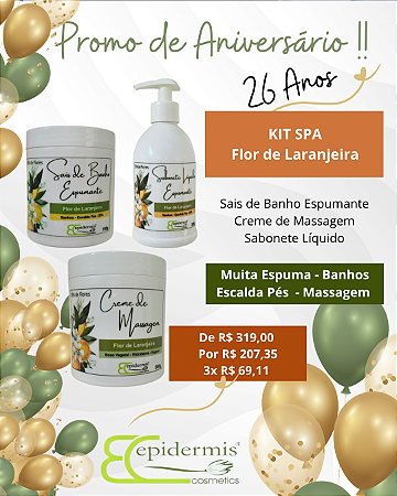 Kit Spa Flor de Laranjeira