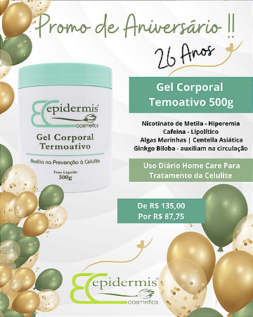 Gel Corporal Termoativo 500g
