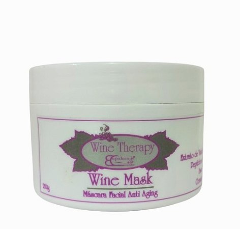 Wine Mask - Máscara Facial Anti Aging 250g