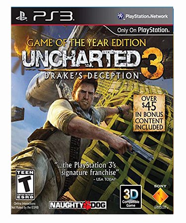 Uncharted 3 Game of The years Ps3 Psn Midia Digital - MSQ Games