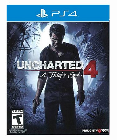 Uncharted 4: A Thiefs End para PS4 - Naughty Dog - Jogos de Ação