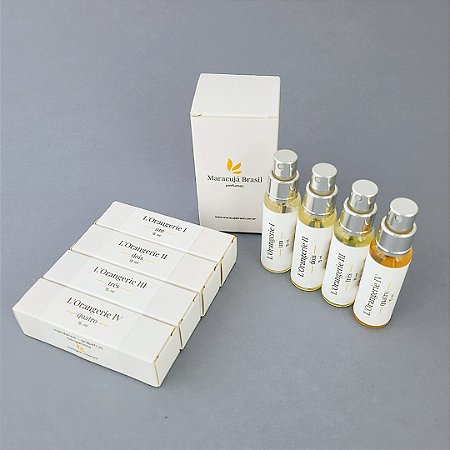 Conjunto 4 Mini Perfumes L'Orangerie (4x15ml)