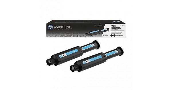 Cartucho Toner Compatível 103A Preto Duplo Original W1103AE