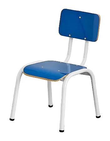 CADEIRA ASSENTO CURVO EM LAMINADO INFANTIL.