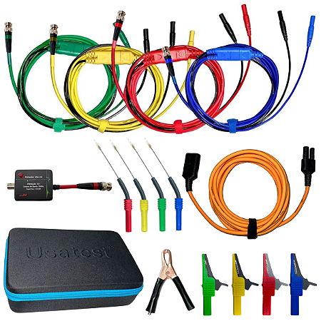 Kit de Cabos Premium para Osciloscópio Automotivo USA-193
