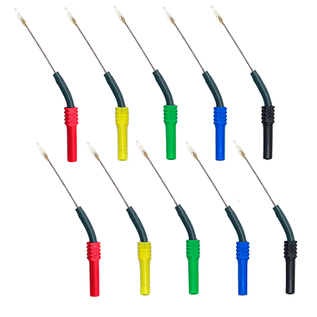 Kit De Acupunturas Flexíveis Para Osciloscópio Com 10 Peças USA-117