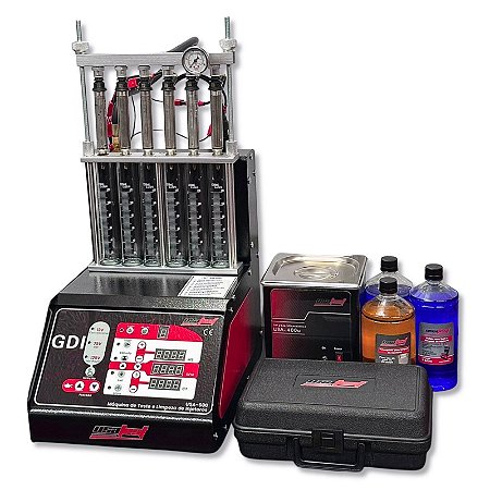 Máquina De Testes E Limpeza Bicos Injetores Gdi Piezo Usatest Usa-500