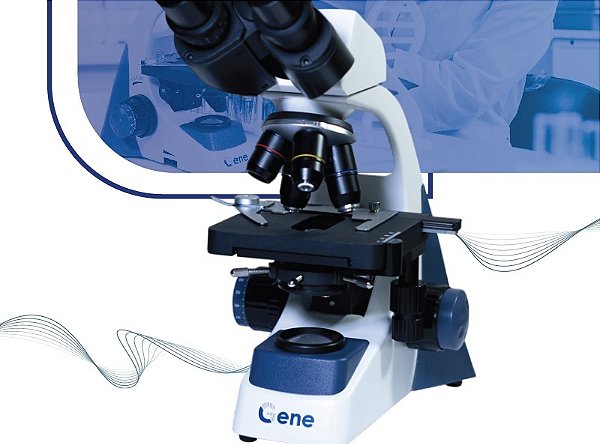 Microscópio Biológico Binocular marca GENE modelo LC1600 BA-L-Bi LED BIVOLT