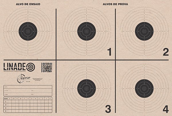 ALVO 5 CENTROs LINADE - AR Comprimido 450g (pardo) 55x37cm Cód.L409