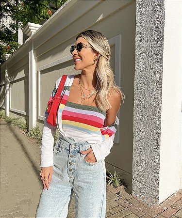 Cardigan Arco Iris