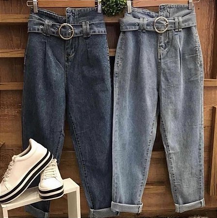 Calça cos alto