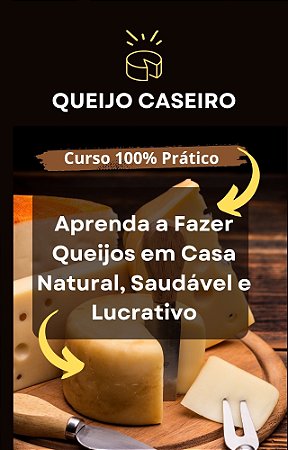 Livro Digital em E-book Aprenda a Fazer Queijos em Casa