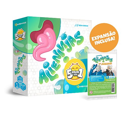 Alieninjas + Expansão 7º Jogador