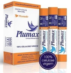 Papel Lençol Plumax Picotado