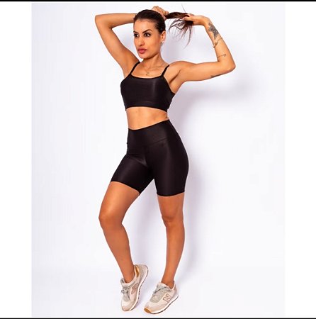 Conjunto Shine Preto