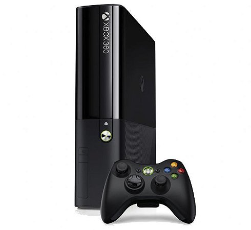 Console Xbox 360 Slim 4GB + 2 controles + Desbloqueio LTU + 1 Ano