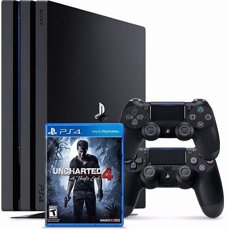 Console PS4 PRO - 1TB +2 controles + 1 jogo com 2 Anos de Garantia - Sony