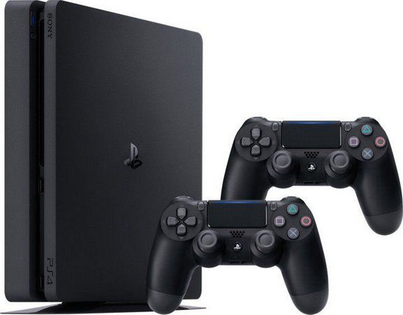 Console PS4 Slim 500GB com 2 Controles - 2 Anos de Garantia