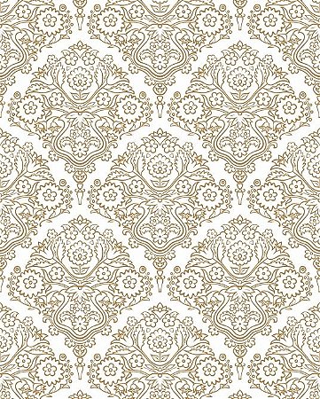 Papel de parede Damask camaleão