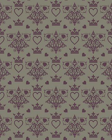 Papel de Parede Damask Filomena